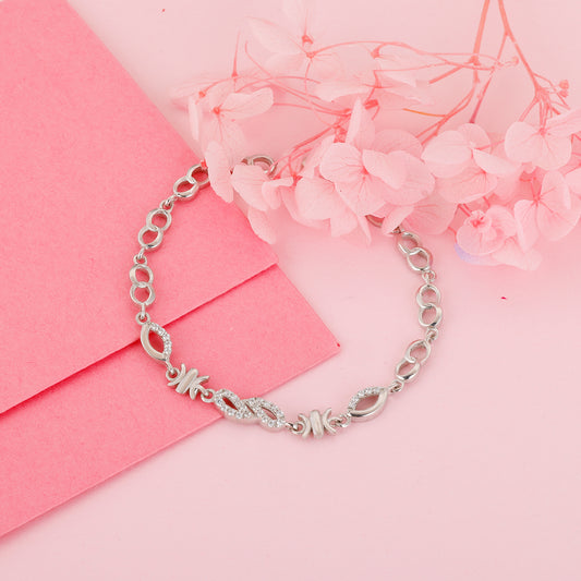Silver Sparkles Forever Bracelet