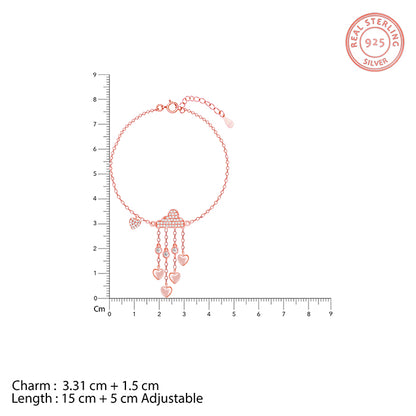 Rose Gold Cloud of Love Bracelet