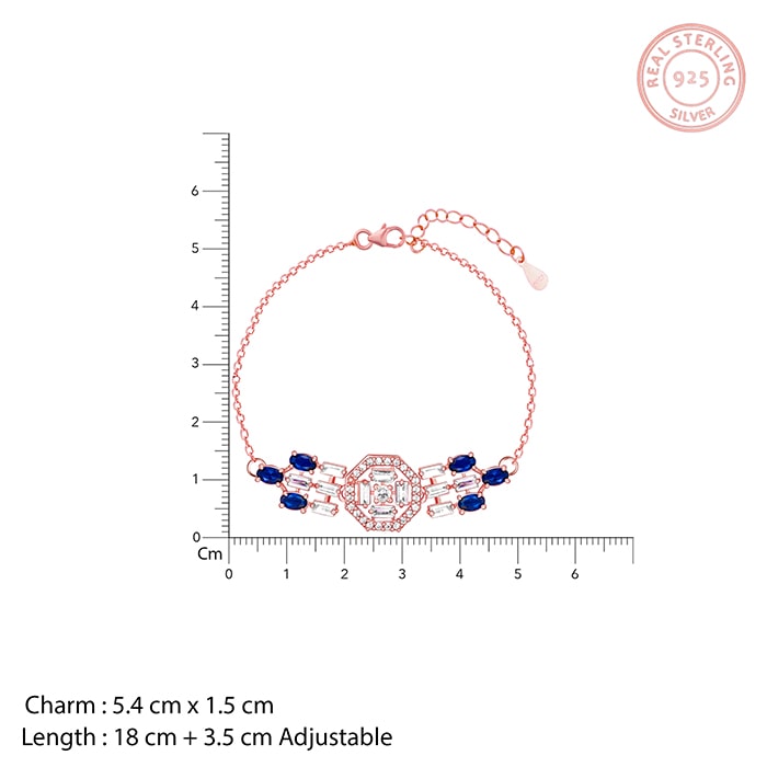 Anushka Sharma Rose Gold Statement Bracelet - view 4