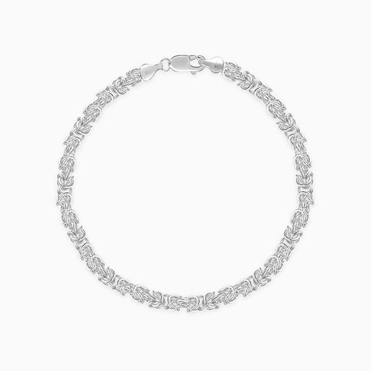 Silver Classic Shine Bracelet for Him