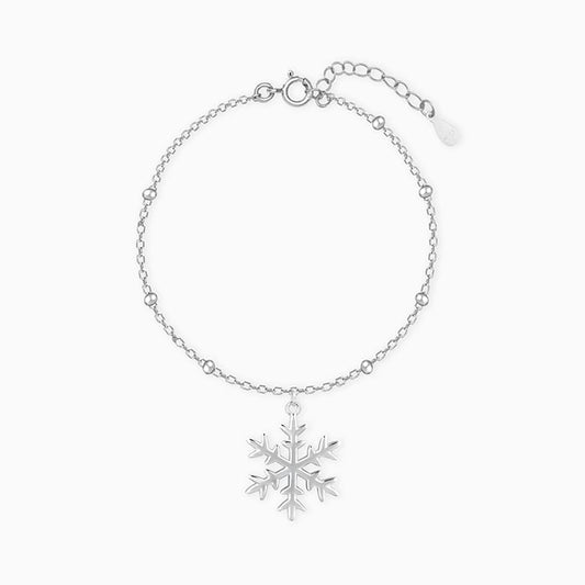 Silver Snowflake Bracelet