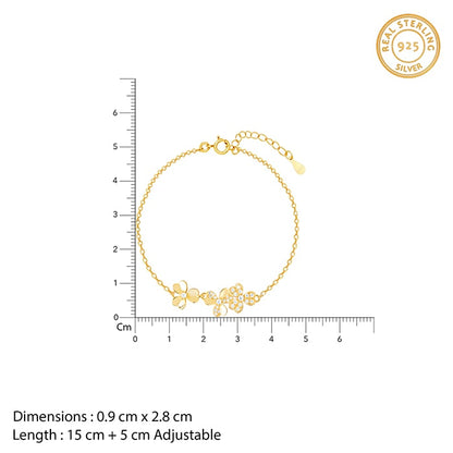 Golden Triple Sabine Bracelet