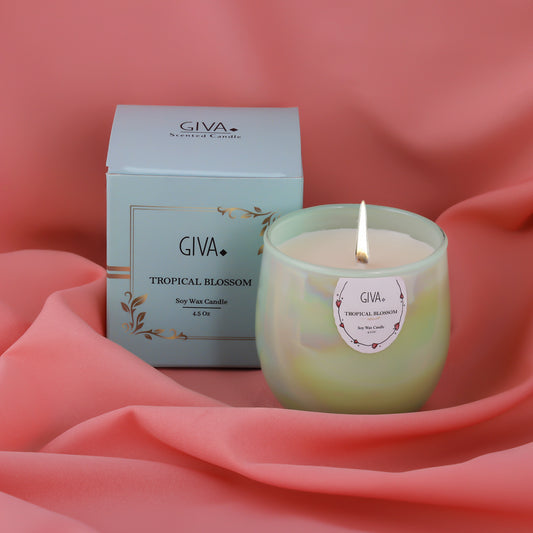 Tropical Blossom Scented Candle