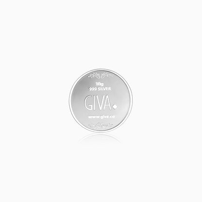 999 Silver Radha Krishna Coin-10g