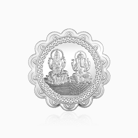 GIVA 999 Silver Lakshmi and Ganesh Coin (20g)