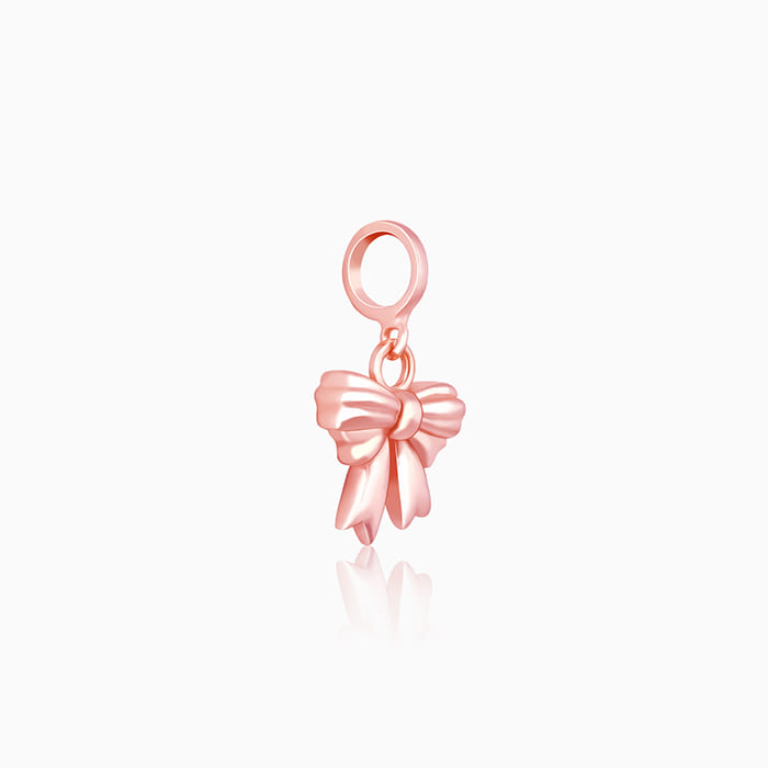 Rose Gold Bow Charm