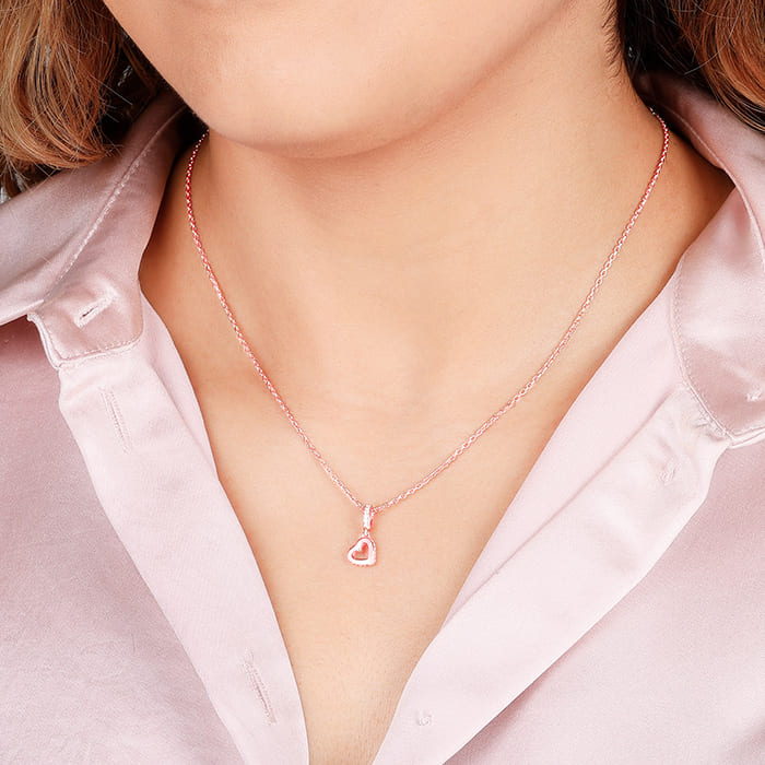 Rose Gold Hearty Love Charm