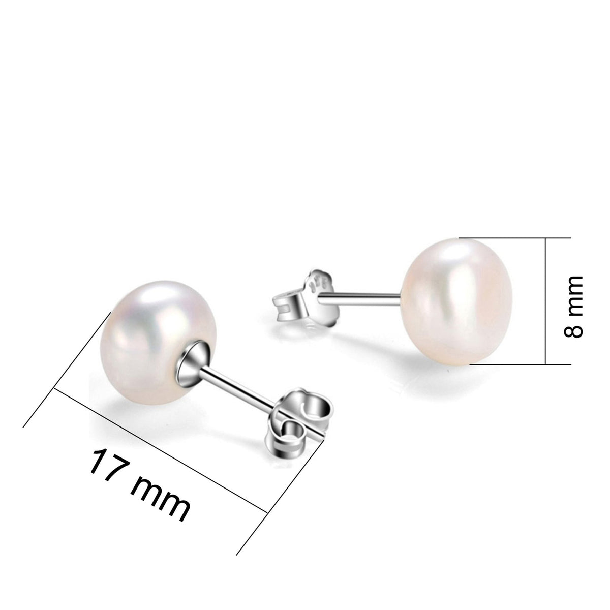 Silver Mad Over Pearls Set