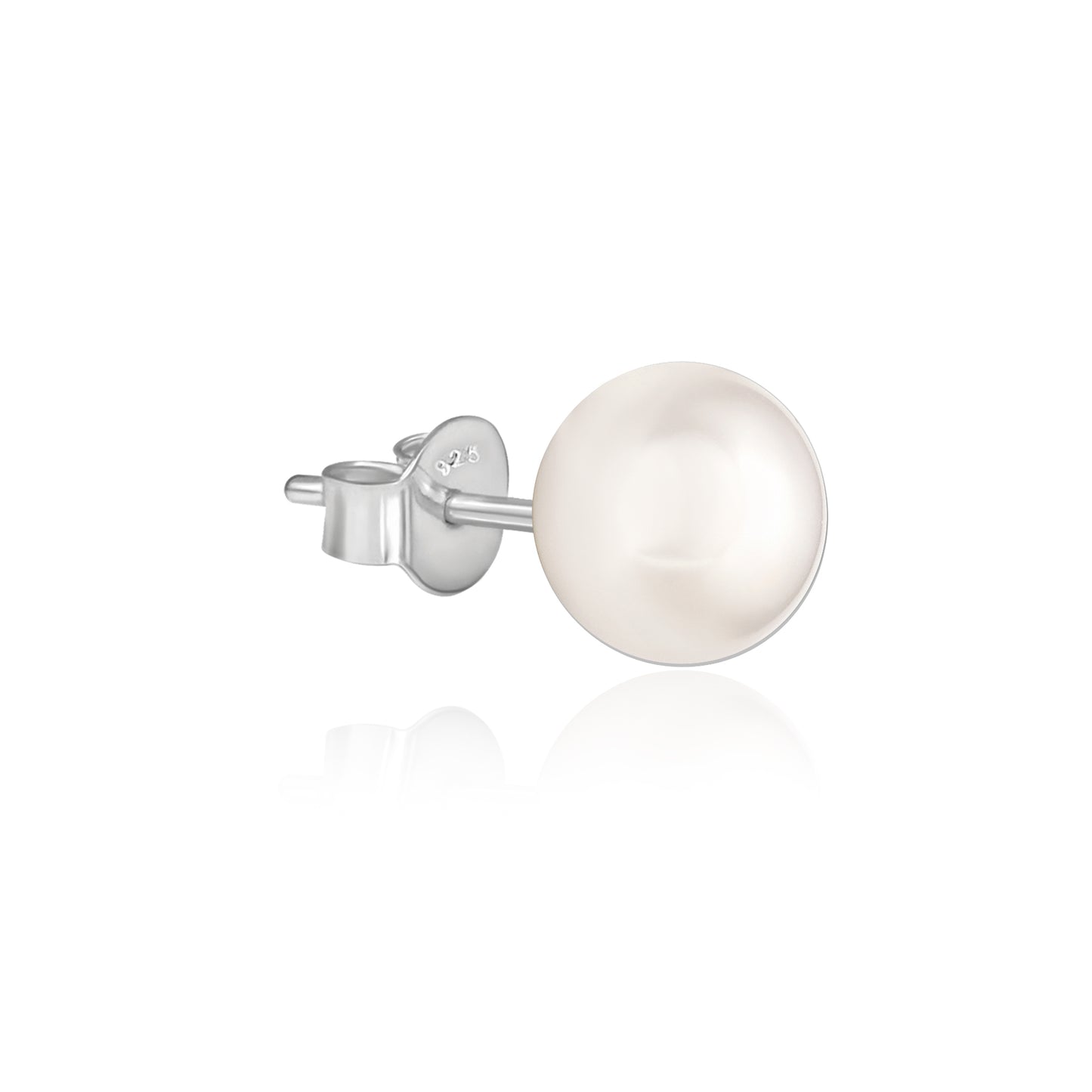 Silver Rose Gold White Pearl Set