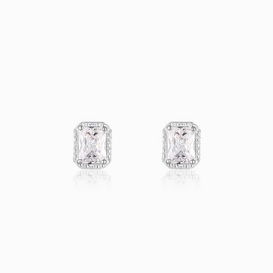 Silver Classic Love Story Earrings