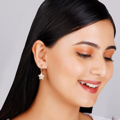 Golden Star of Love Earrings