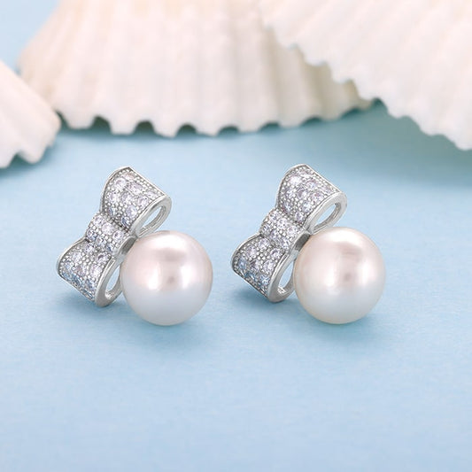 Silver Dreamy Pearls Earrings