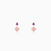 Rose Gold Love in Louvre Earrings