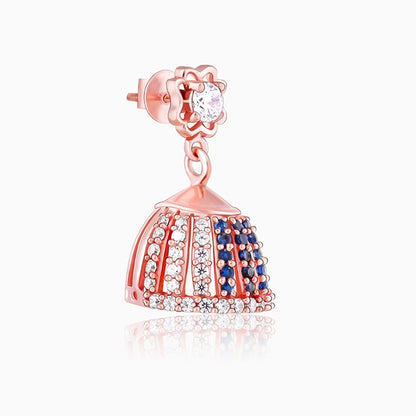 Rose Gold Bedazzle Jhumki