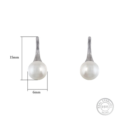 Silver White Pearl Moon Set