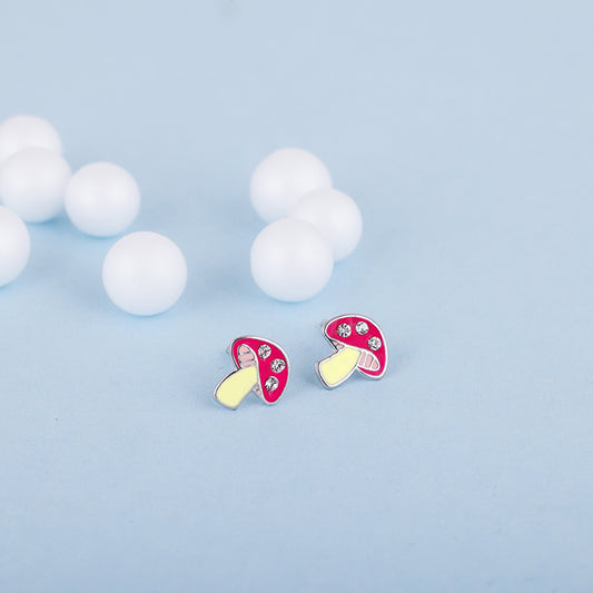 Silver Mush-Mush Kids Earrings (4-12 yrs)