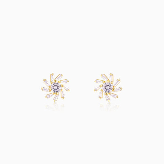 Golden Swirl Earrings