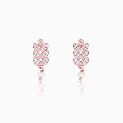 Rose Gold Gleam of Glamour Earrings