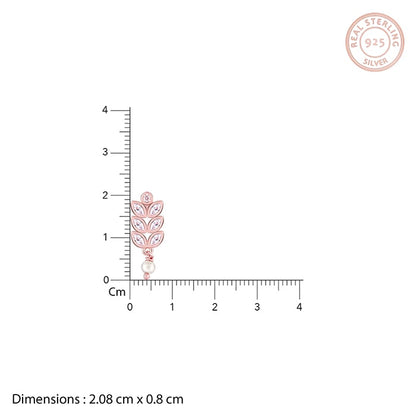 Rose Gold Gleam of Glamour Earrings