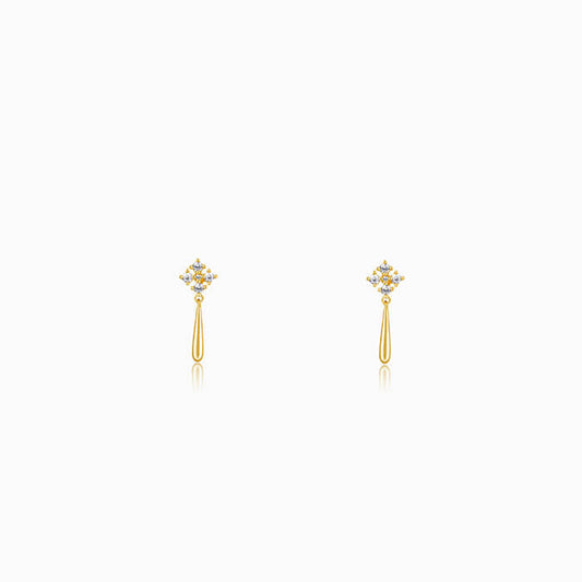 Golden Classy Drop Earrings
