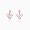Rose Gold Festive Earrings