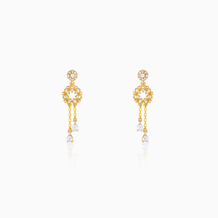 Stick Bar Style Long Needle Gold Plated Fashion Hanging Sui Dhaaga Drop &  Dangle Earrings For Women & Girls Gold