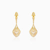 Golden Zircon Studded Chime Earrings