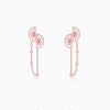 Rose Gold Dreamy Dangling Earrings