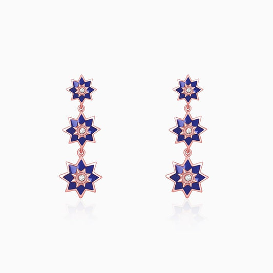 Rose Gold Mughal Architecture Earrings