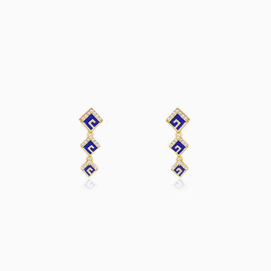 Golden Royal Decor Earrings