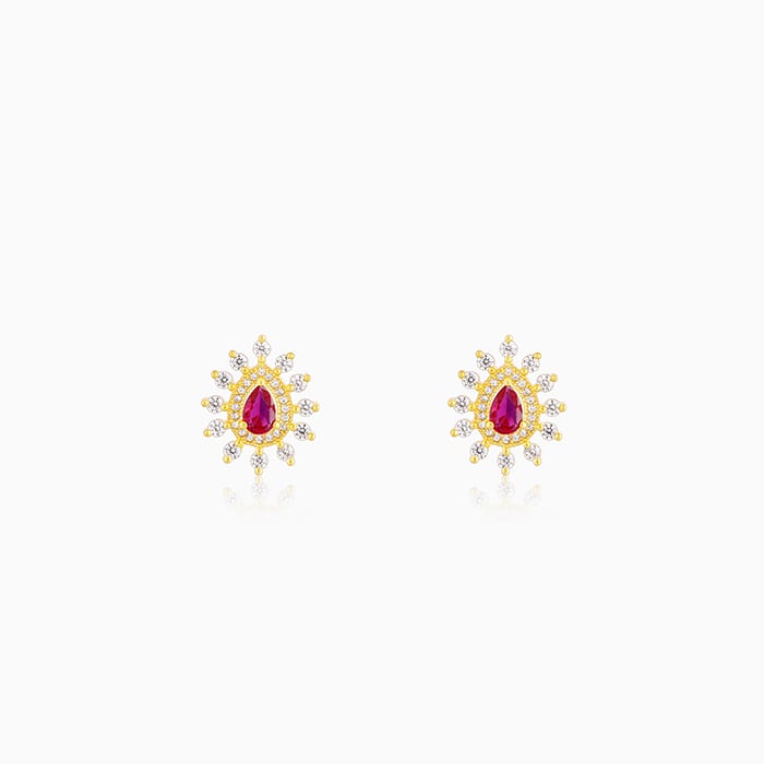 Golden Prime Pink Earrings