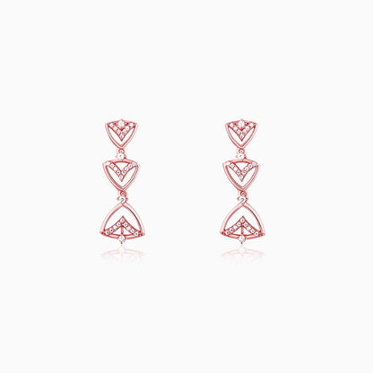 Rose Gold Mystical Mirage Earrings
