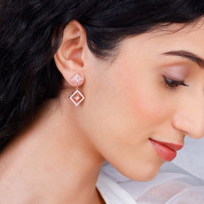 Rose Gold Gleaming Treasures Signature Earrings