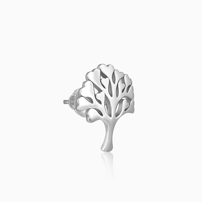 Silver Tree Of Love Earrings
