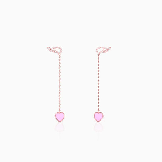 Rose Gold Fairy Wings Earrings