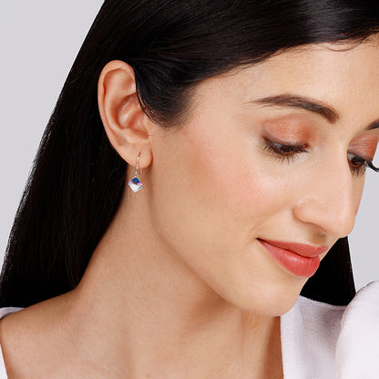 Silver Mystic Prism Earrings