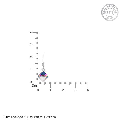 Silver Mystic Prism Earrings