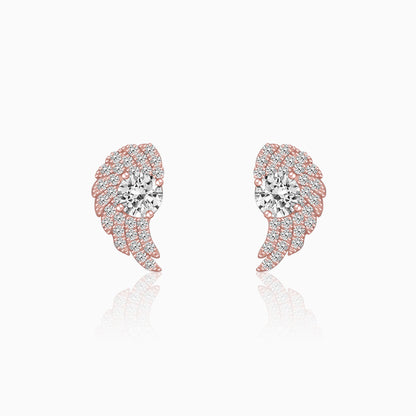 Aayesha’s Rose Gold Wing Studs