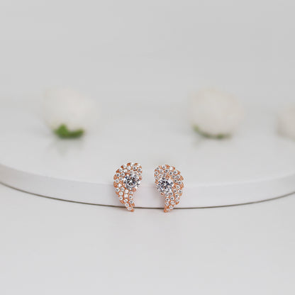 Aayesha’s Rose Gold Wing Studs