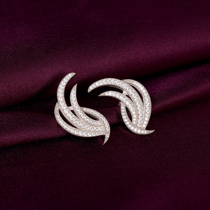 Silver Way Of The Vine Earrings