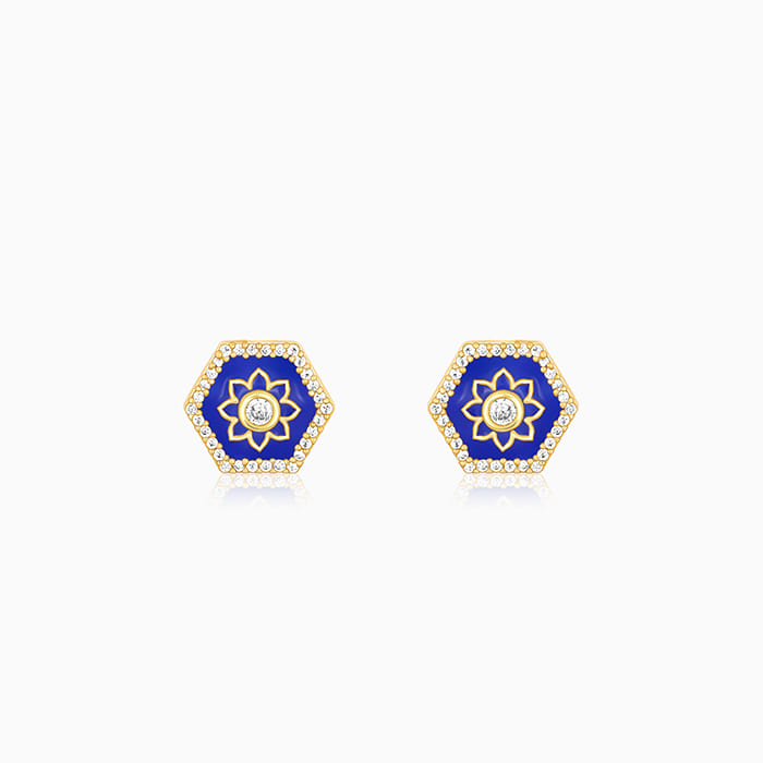 Golden Taj Mosaic Earrings
