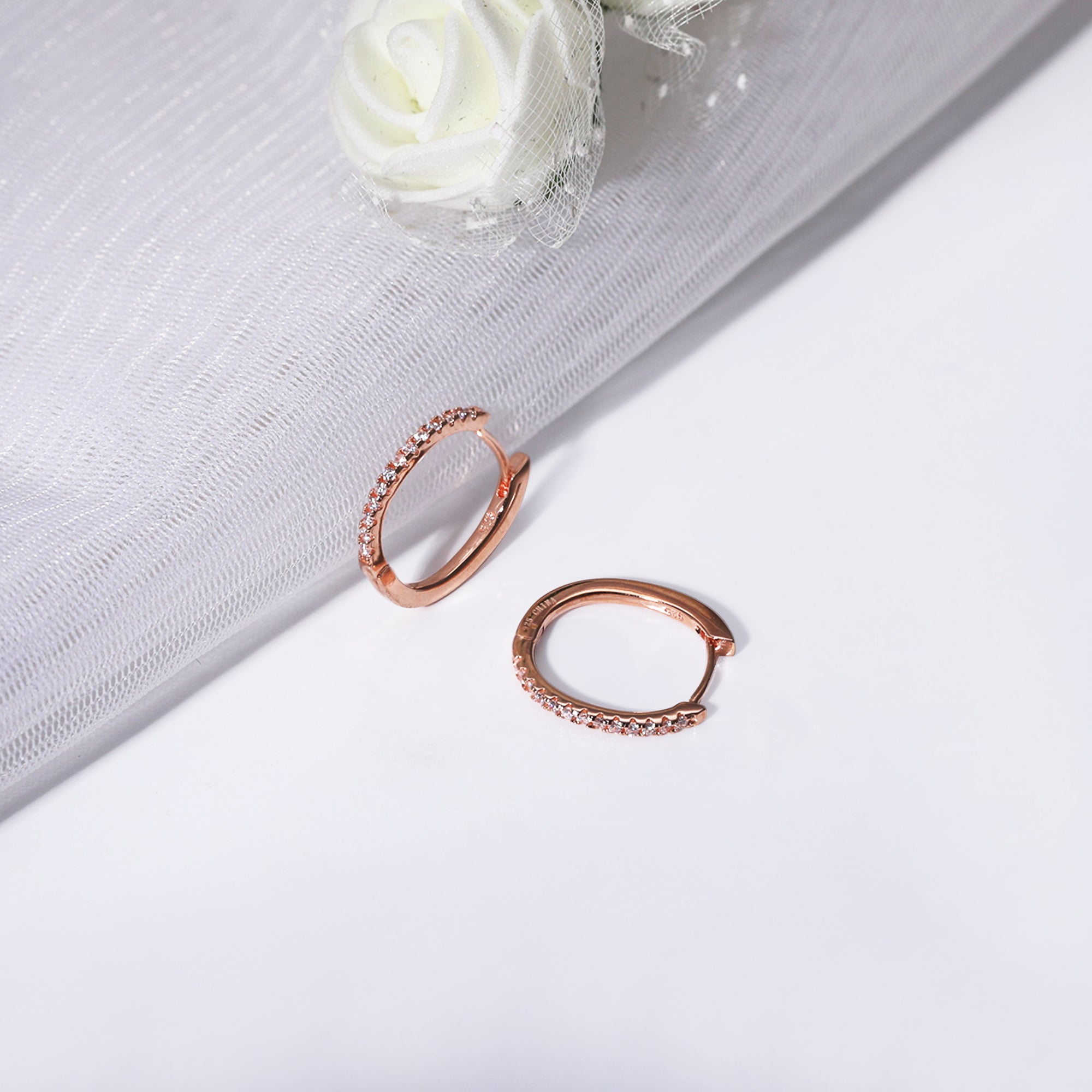 Sabira Gold Tone Silver Earrings