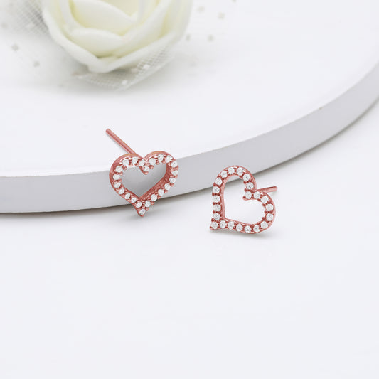 Rose Gold Heart Set