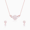 Rose Gold Floral Set