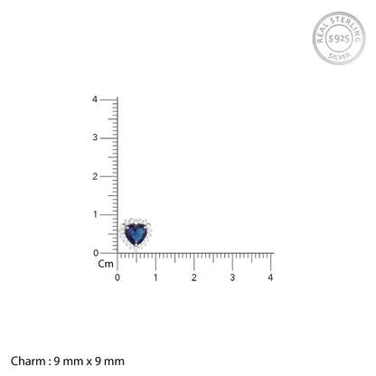 Silver Heart Of The Ocean Set of 3