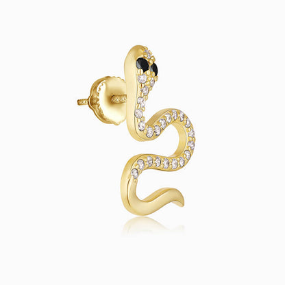 Golden Serpentine Earrings