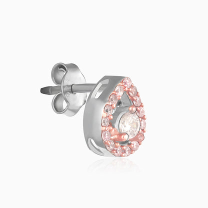 Rose Gold Drop Studs