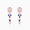 Rose Gold Bluestone Alley Earrings