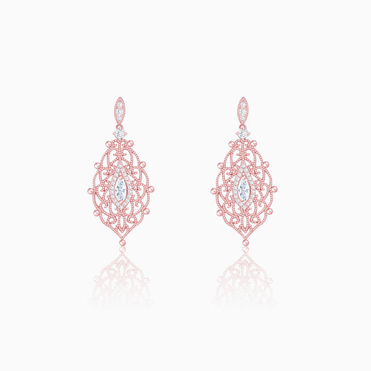 Rose Gold Opulent Desire Earrings