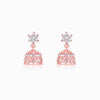 Rose Gold Zircon Jhumki